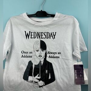 Wednesday Graphic top t-shirt, size 11-12Y, brand C&A, New with tags